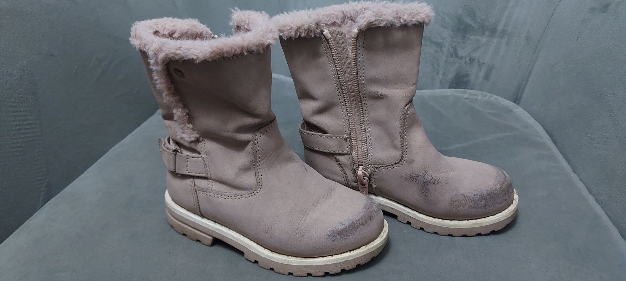 Buty,  botki zimowe, dziecięce,  rozmiar 25