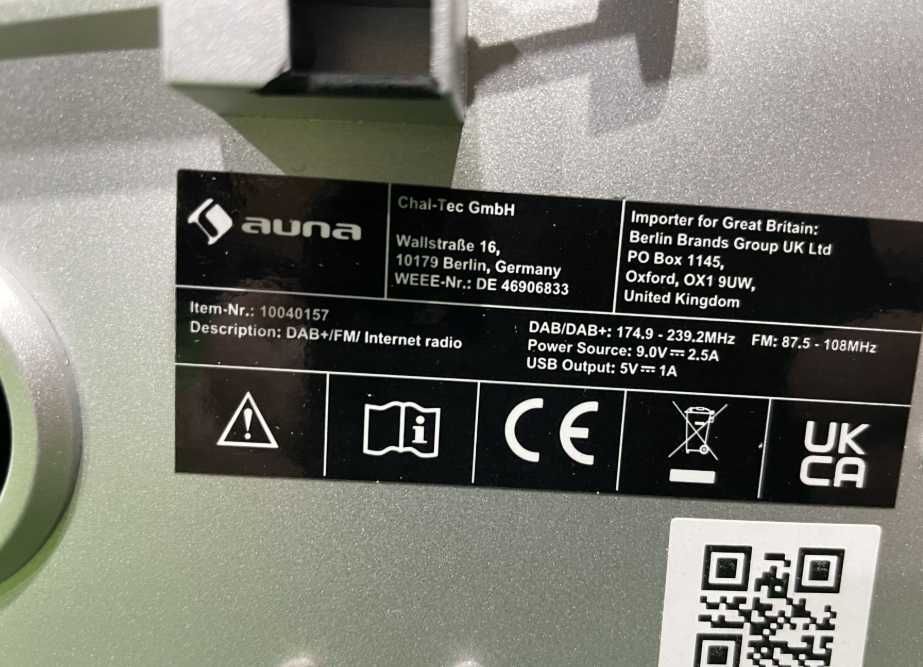 Інтернет радіо интернет радио Auna Connect 100 MKII