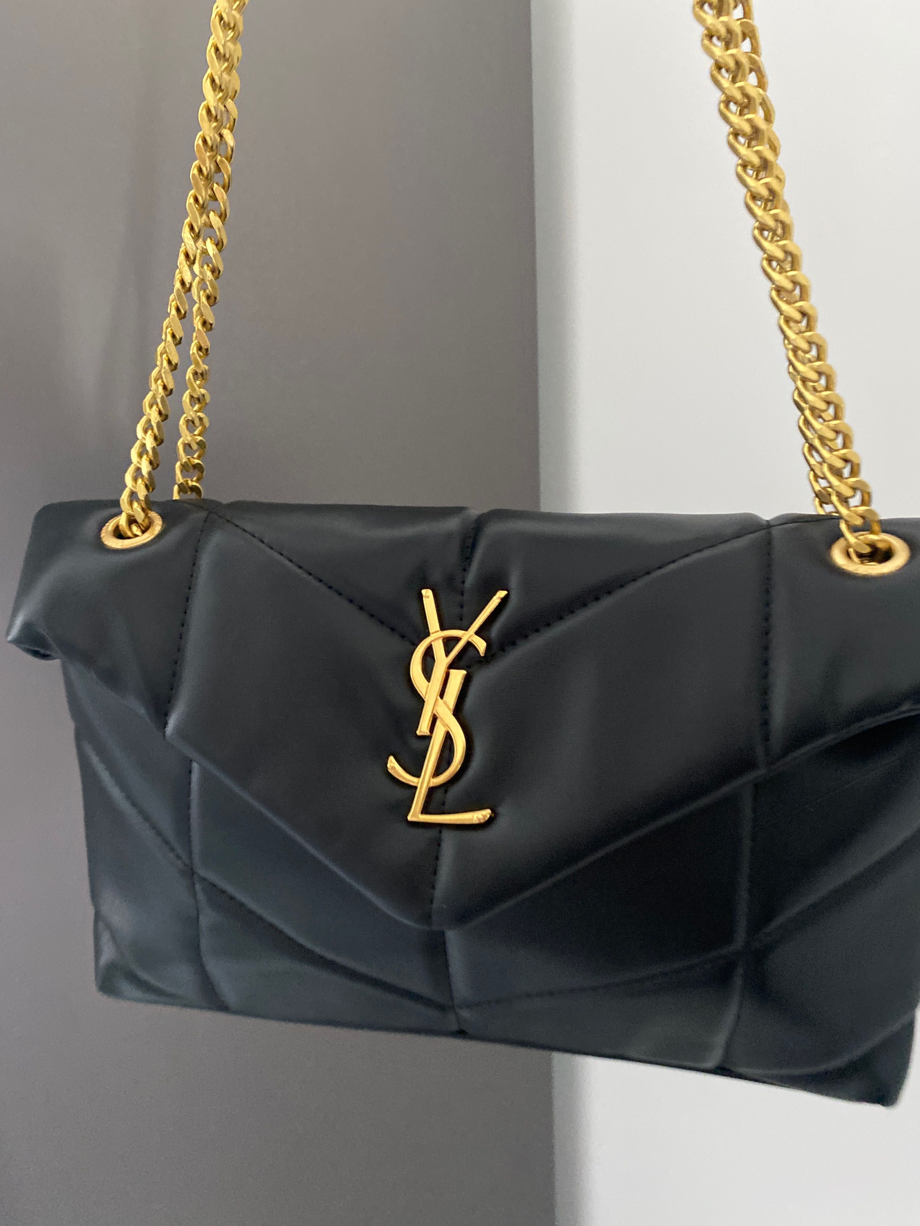 Saint Laurent toy torebka skóra naturalna