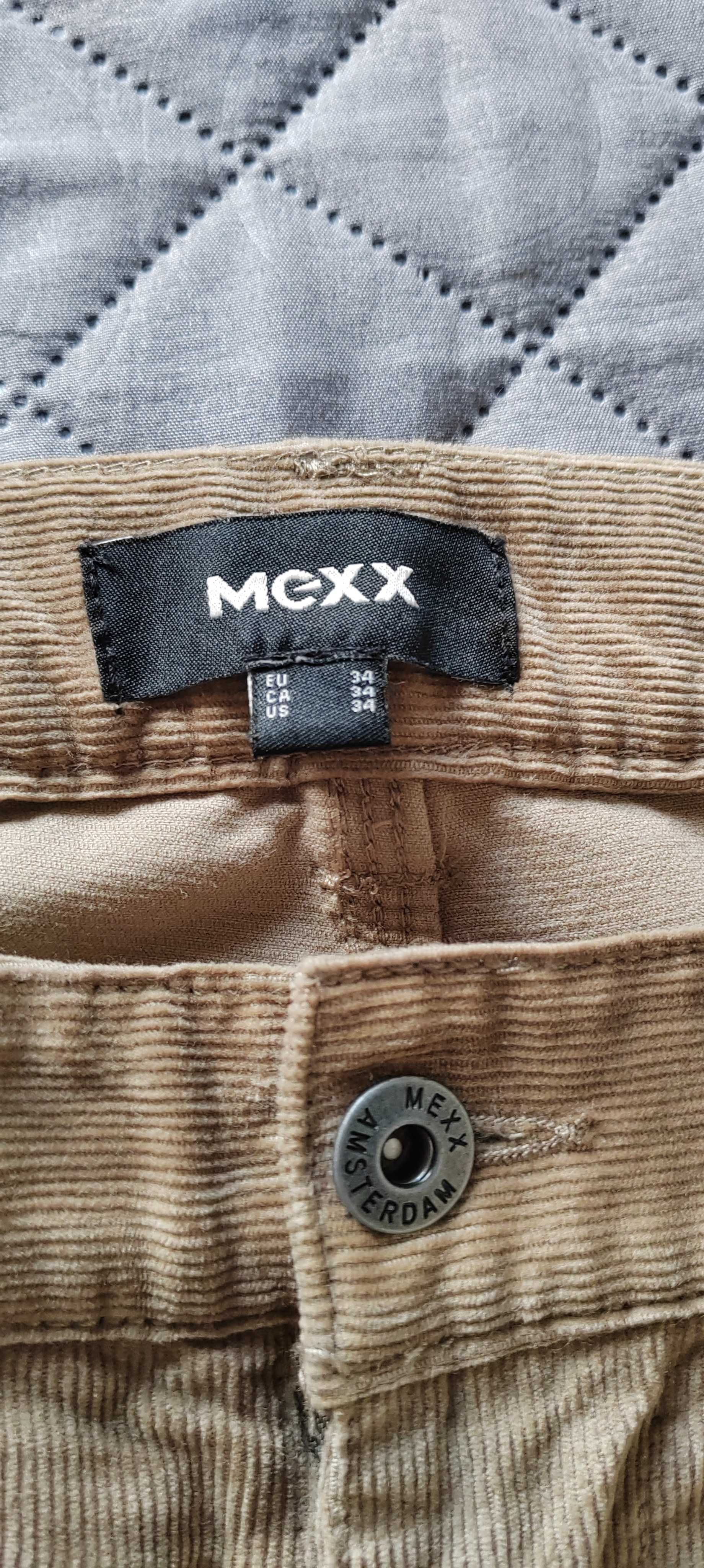 Nowe spodnie sztruksowe Mexx