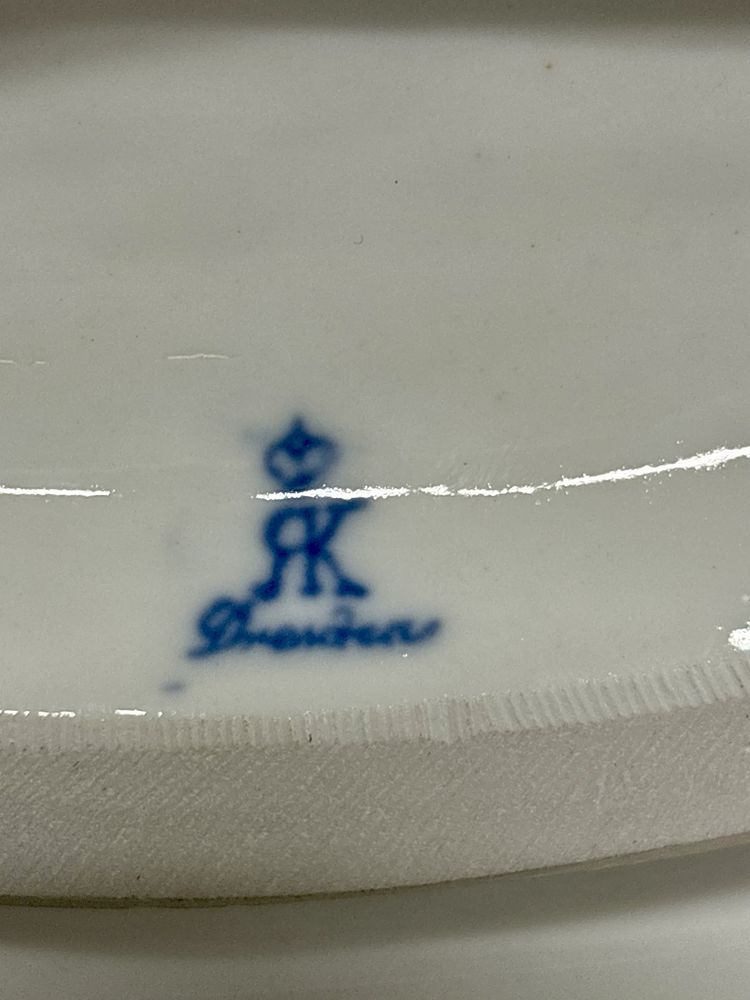Wielka Porcelanowa Rzeźba Figuralna Richard Klemm Dresden Meissen TOP