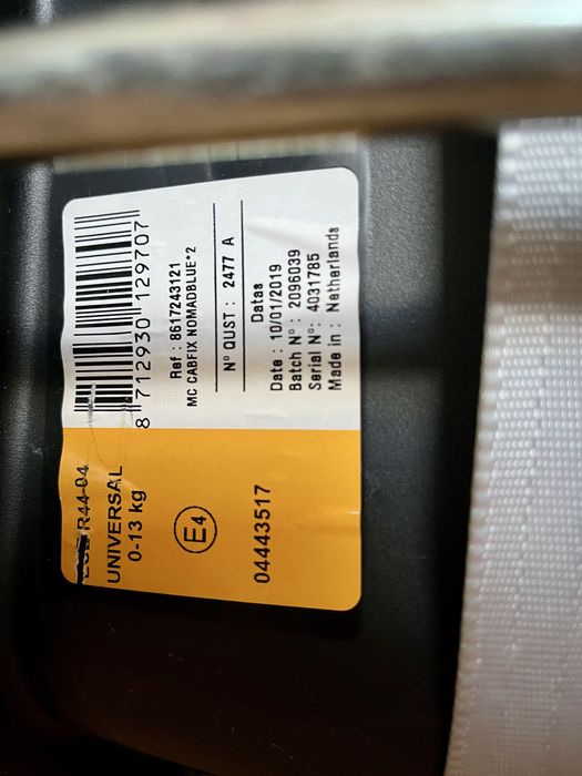 Fotelik samochodowy MAXI-COSI 0-13 kg