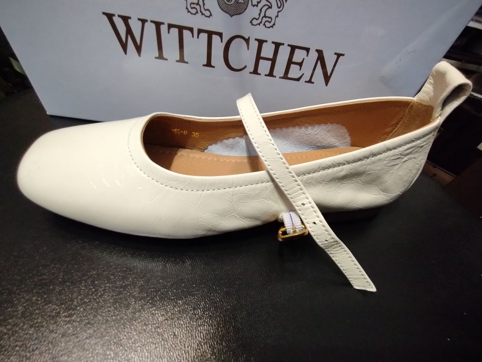 Buty skórzane Wittchen ślubne skórzane naturalne 35 23cm
