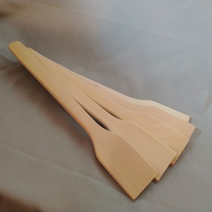 Велика дерев’яна лопатка для кухні, бук