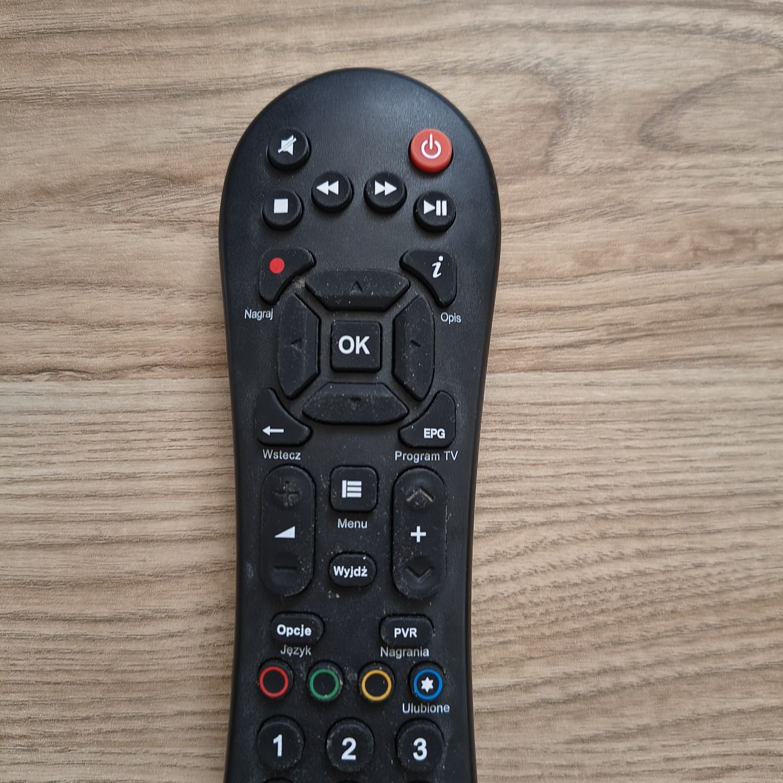Pilot do dekodera cyfrowego Polsatu Polsat box go