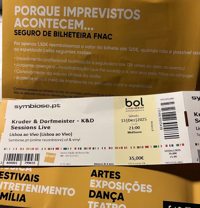 Bilhetes Kruder & Dorfmeister