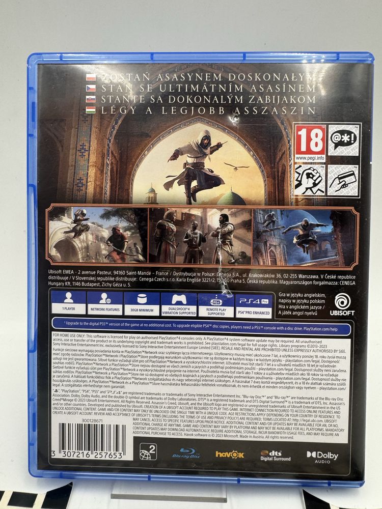 PL Assassins Creed Mirage Ps4 Gwarancja