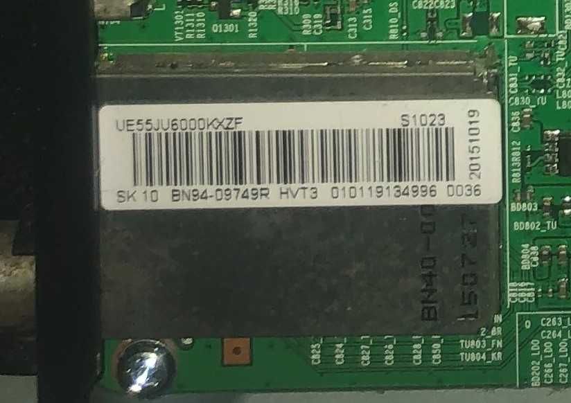 Peças TV Samsung UE55JU6000K    Board BN41.-02443A