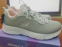 Новые с биркой Кросовки Skechers Eye To Eye 12964/LGPK серые, р. 39