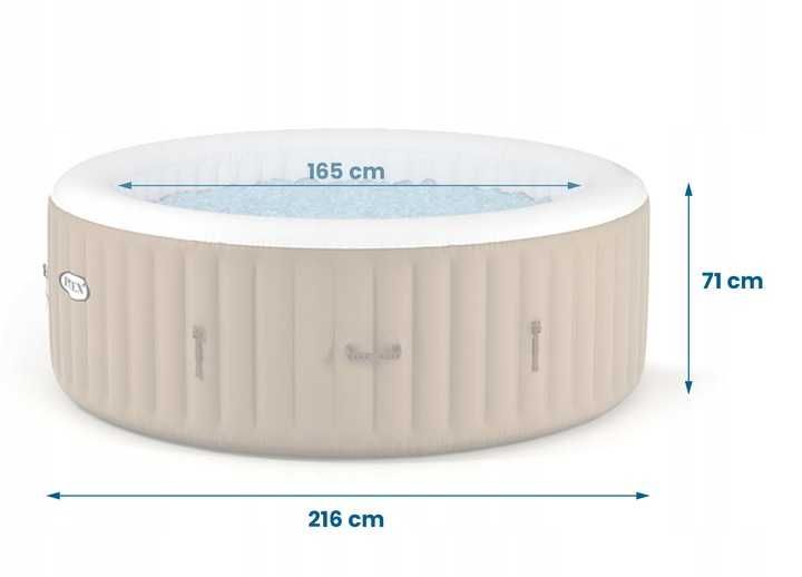 Wanna Spa Basen PureSpa INTEX 28428 6-osób 216x71cm NOWA!!!