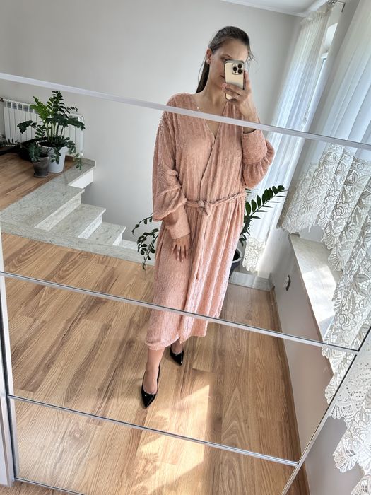 Sukienka cekinowa ASOS rozmiar 50 ślub wesele