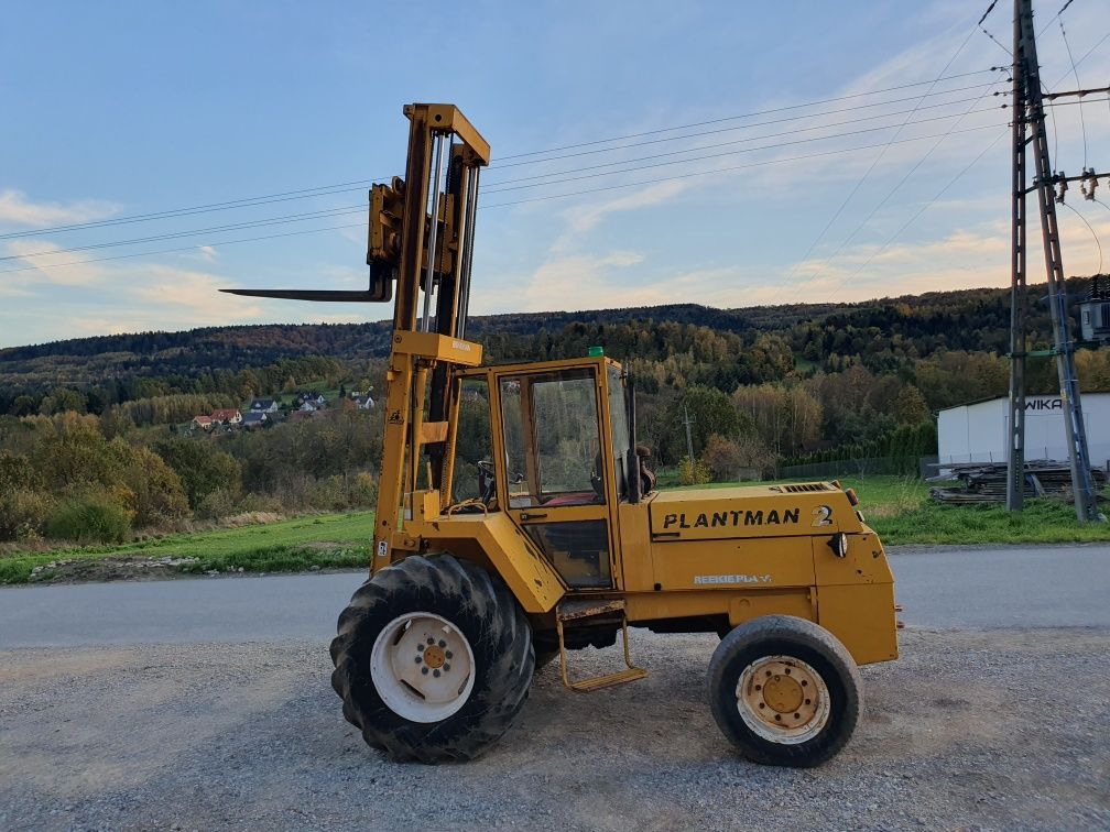 Wózek widłowy terenowy Sanderson 26 Przesuw boczny Manitou Jcb