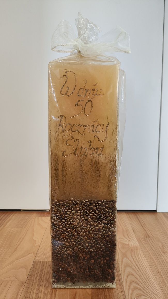 Świeca 50 rocznica ślubu prezent