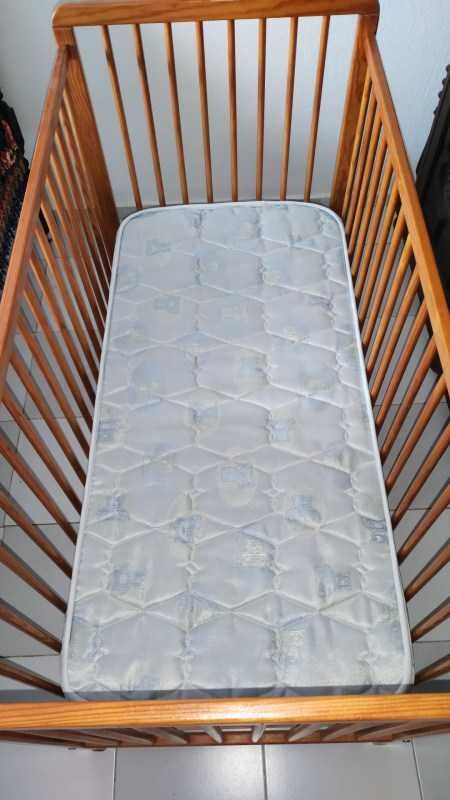 Cama bébé cm colchão