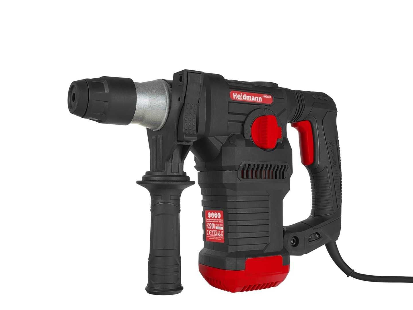 MŁOTOWIERTARKA młot udarowy SDS+ Z UCHWYTEM 2200W wiertarka 2087