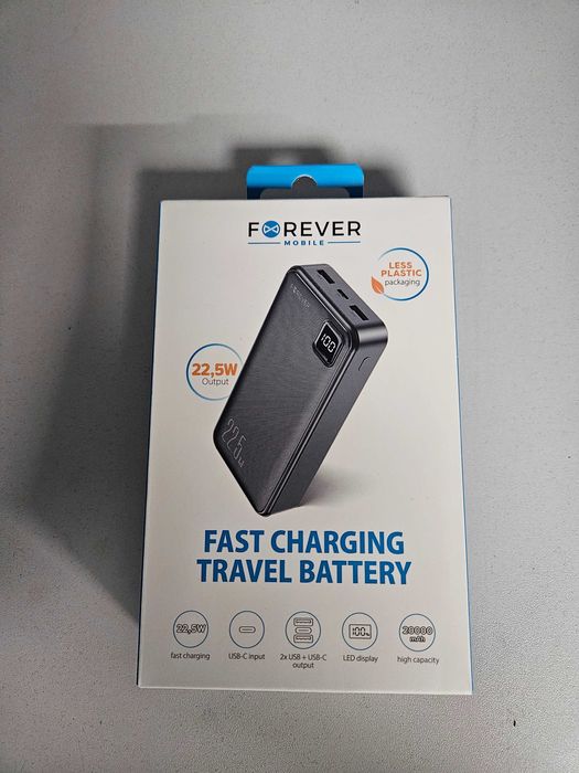 Powerbank 20000mAh 22,5w Forever Fast charging tarvel