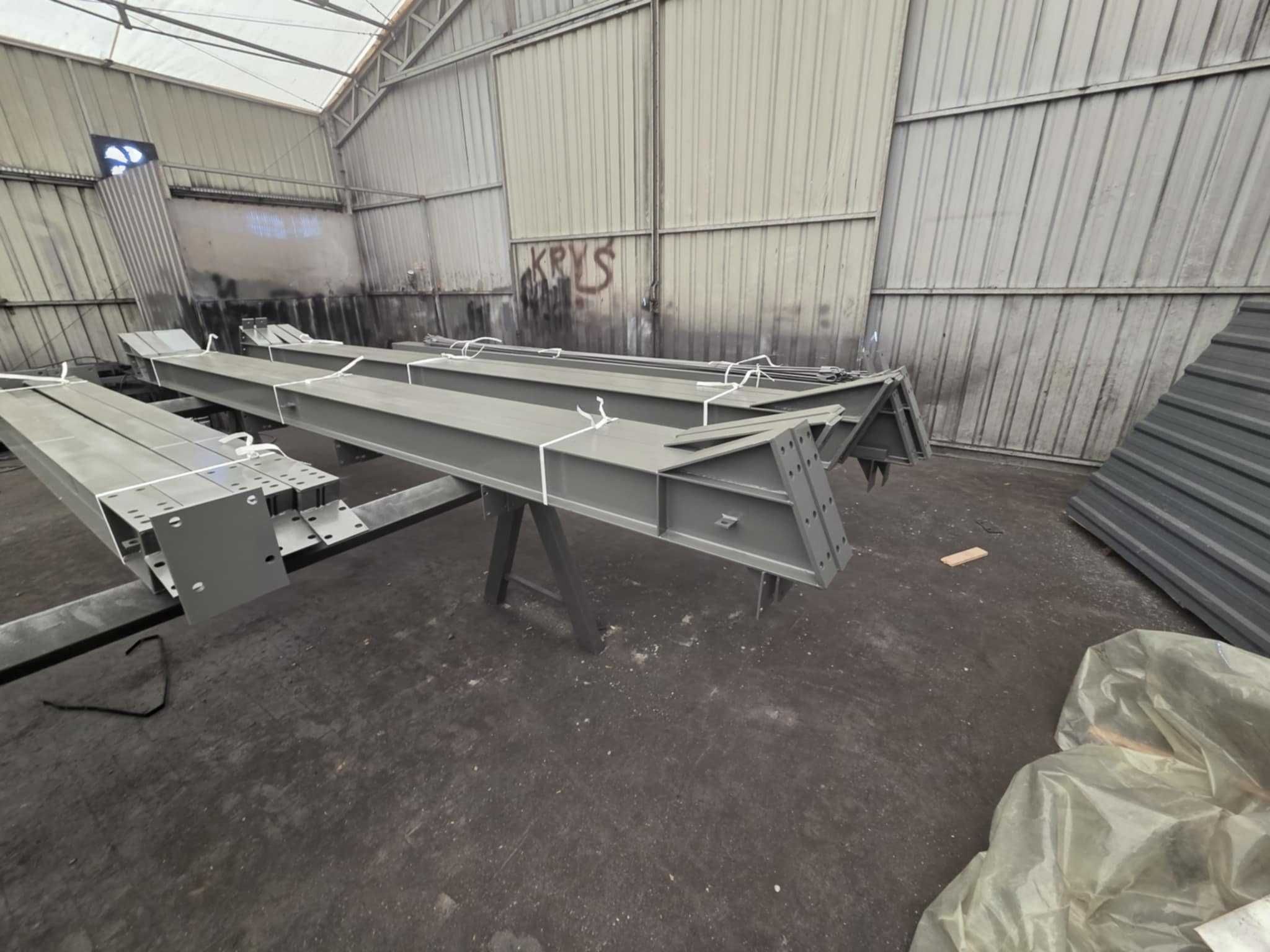 Konstrukcja hali 10x20x5m - kompletna