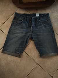 Spodenki męskie jeans-H&Mr 34