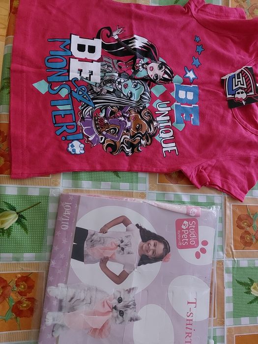 Bluzki z krótkim rękawem zestaw 2 sztuki