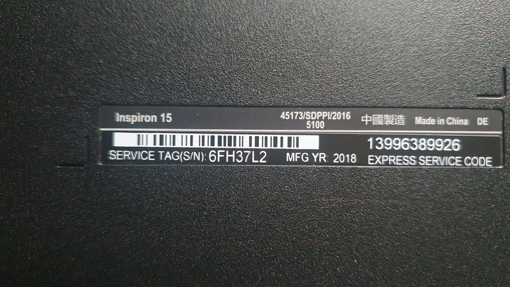 Dell inspiron 15-3567 FHD i3 6006U 8gb ram