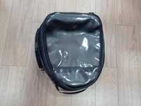 SACO DE DEPÓSITO BAGSTER EM PELE E TEXTIL PRETO