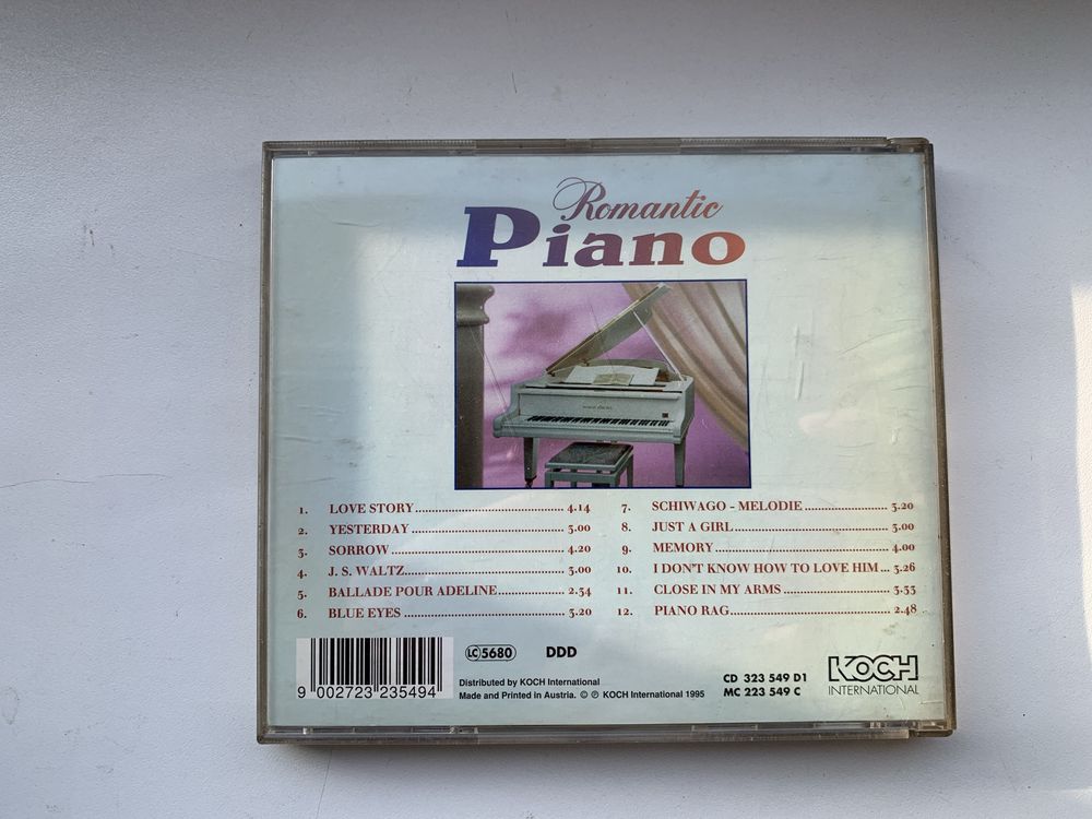 Płyta CD Romantic piano pianino