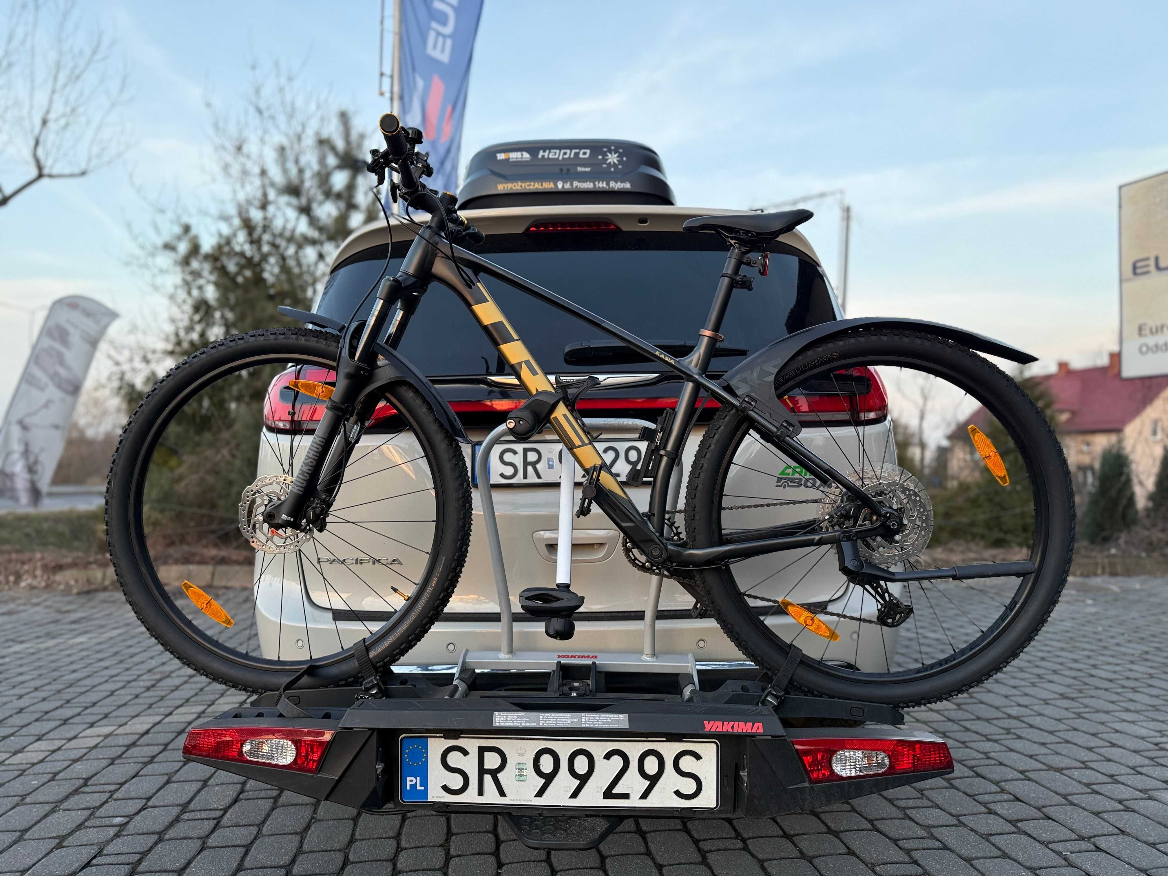 Bagażnik uchwyt rowerowy na hak Nowy zamykany uchylany