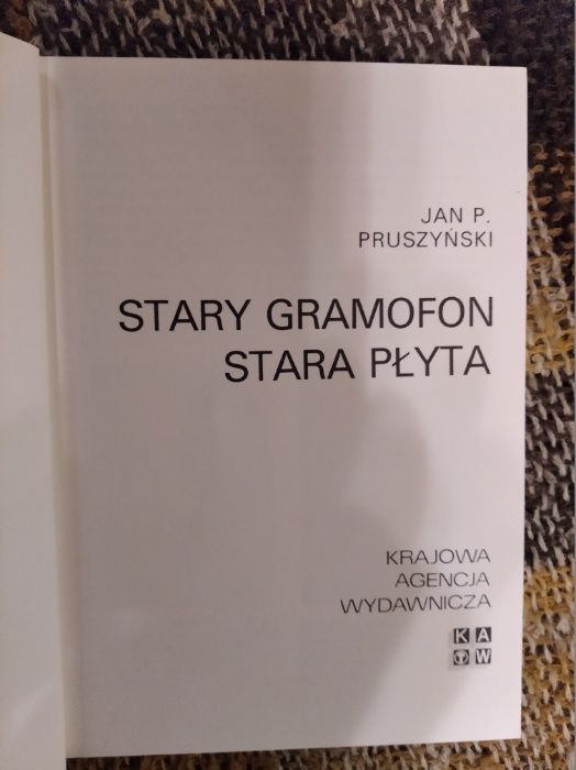 ABC /J.P. Prószyński Stary gramofon stara płyta 1979 KAW