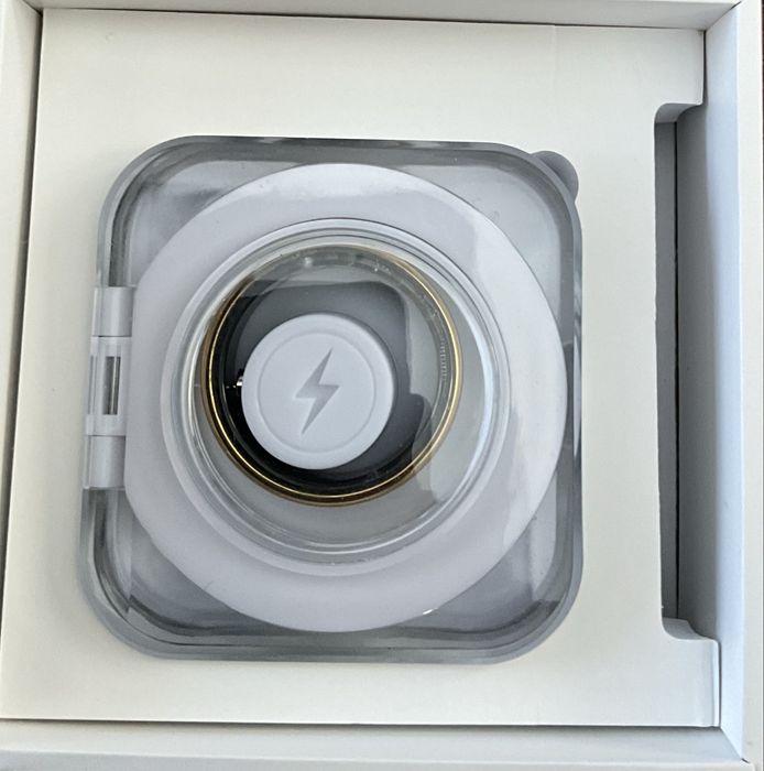 Smart Ring dourado Tamanho 12