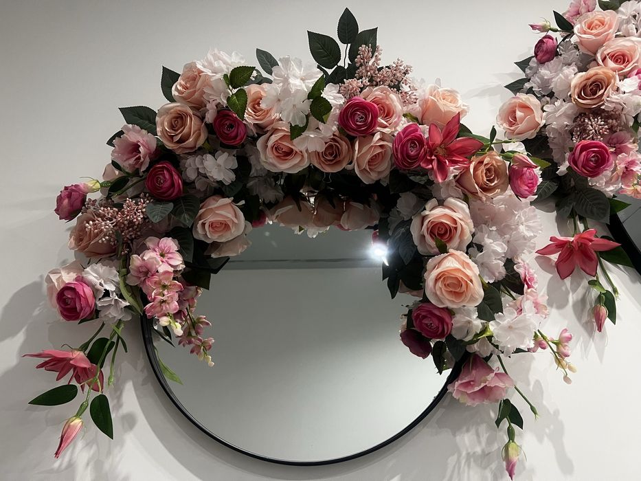 Дзеркала настінні (дзеркало настінне) з квітковим декором