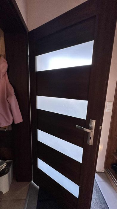 Drzwi wewnętrzne lewe 80 Wenge + ościeżnica