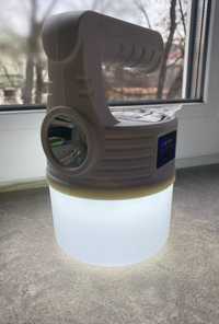 Led-лампа фонарик с солнечной зарядкой