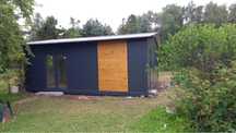 Domek letniskowy/całoroczny 7x6 (42m2) z wyposażeniem