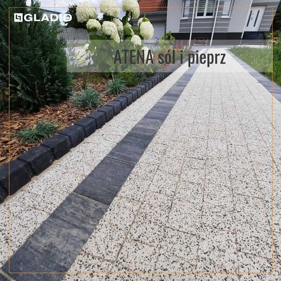 Kostka brukowa Atena Gladio 6 cm płukana z posypką