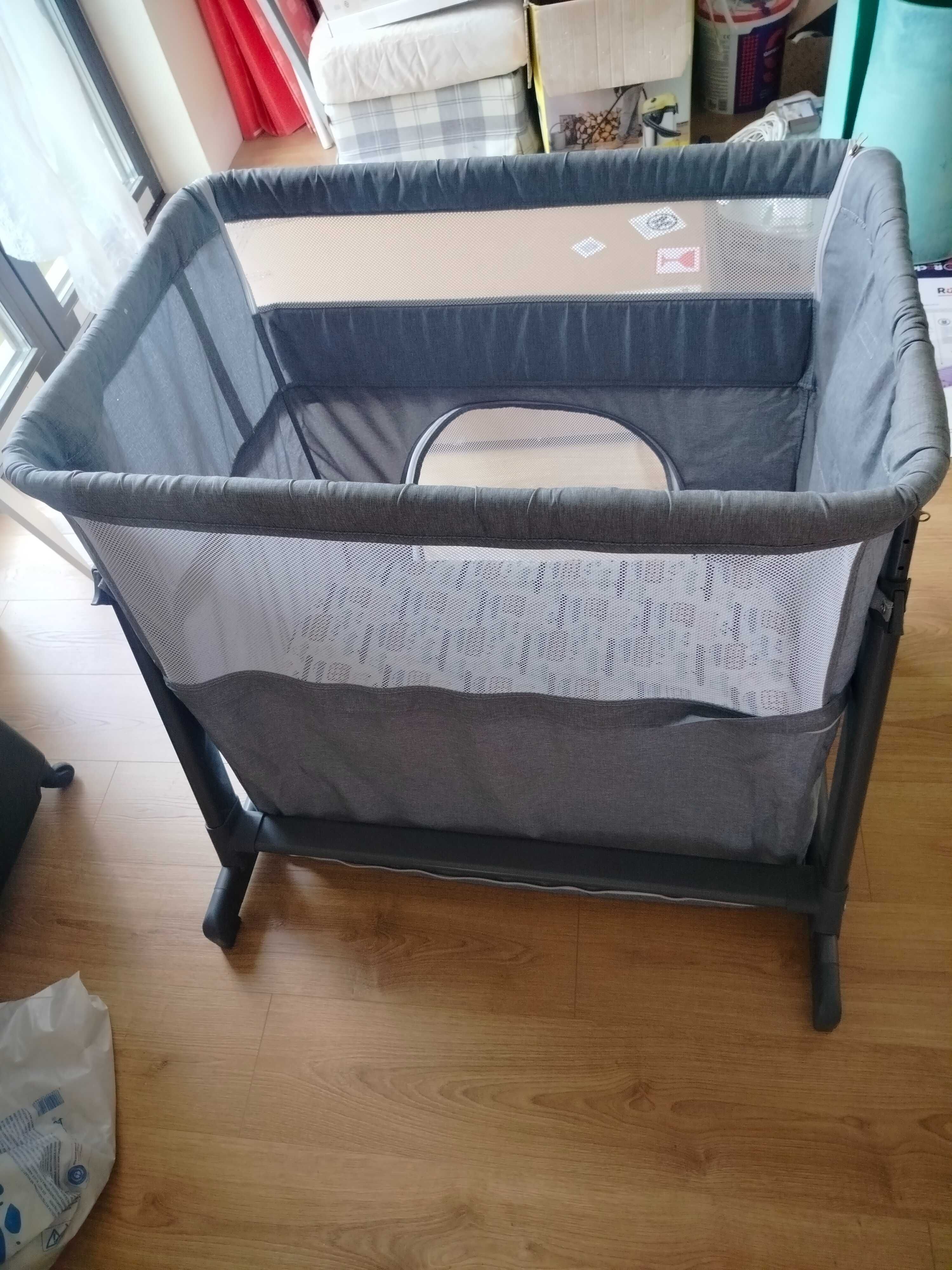 Łóżeczko dostawka lionelo Theo + materac