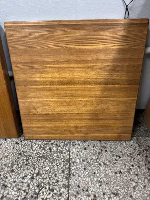 dwa blaty drewniane blat drewniany 65 cm x 65 cm