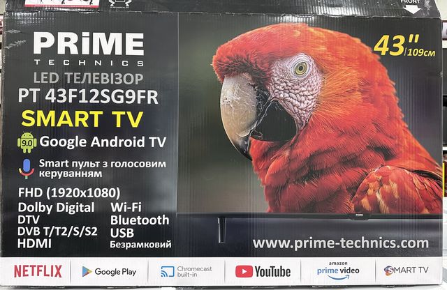 LED Телевізор 43 дюйма Prime IPS матриця Samsung  Smart TV 2 роки гар.