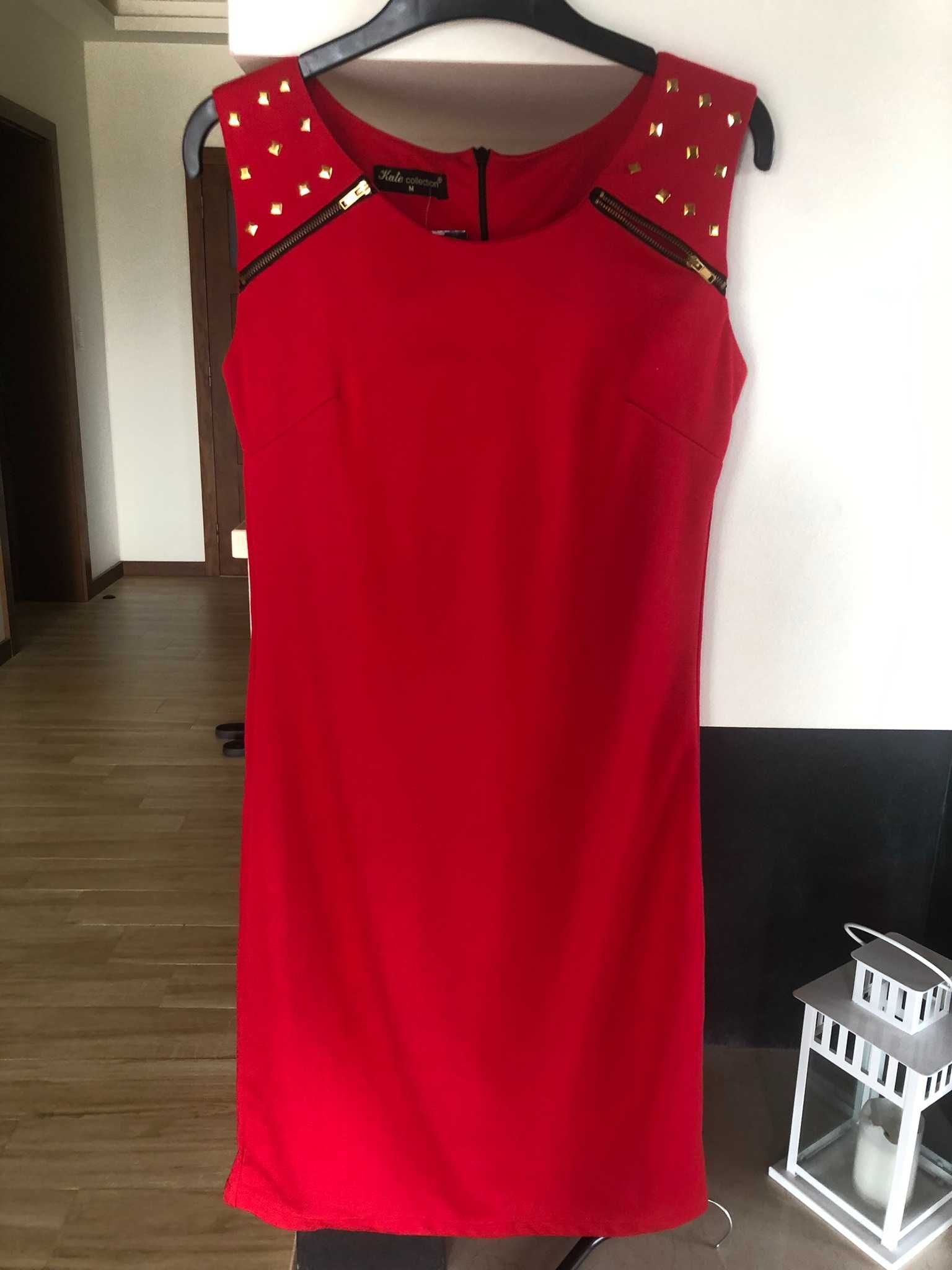 Sukienka czerwona NOWA S