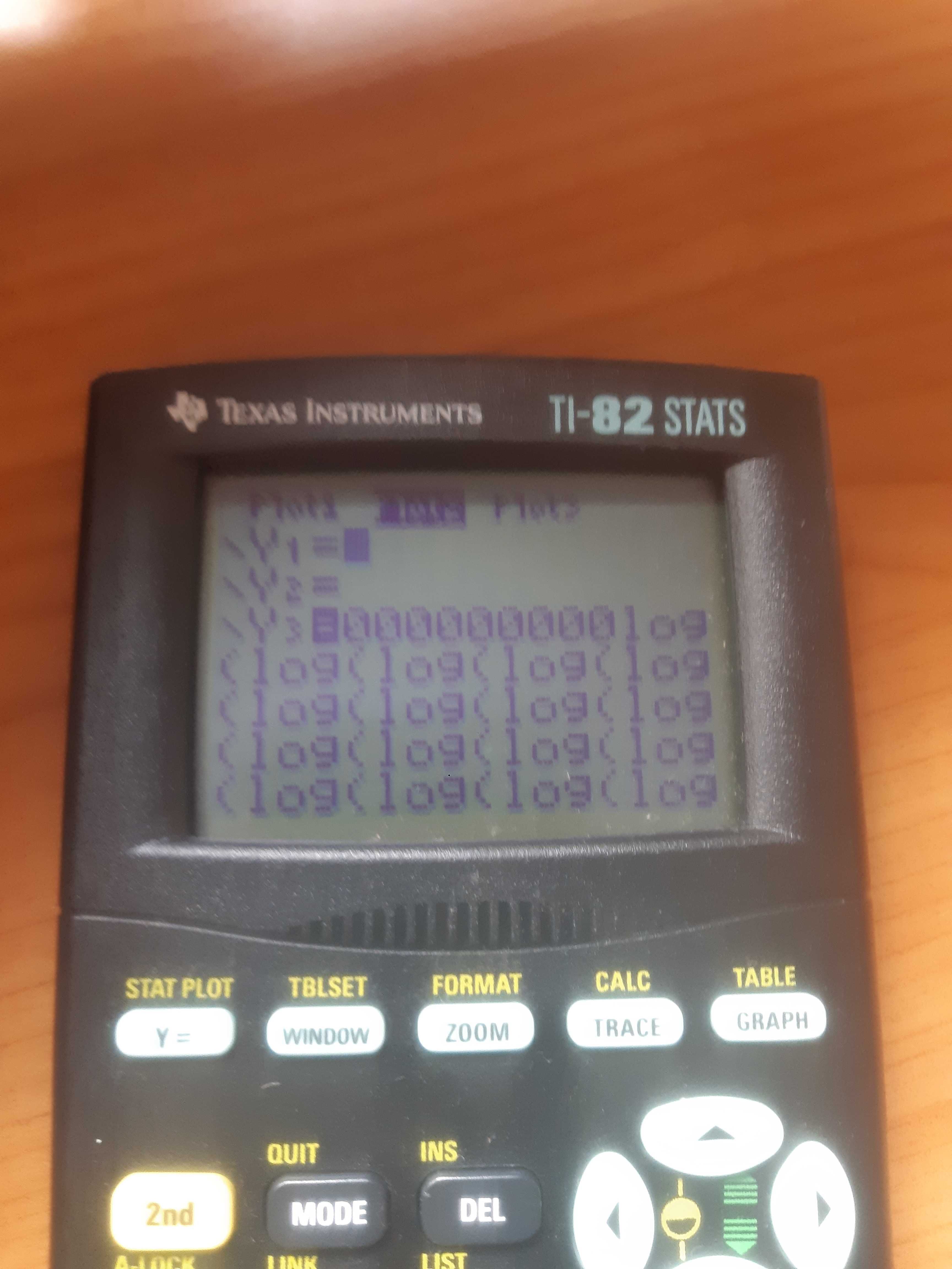 Máquina calculadora gráfica Texas Instruments