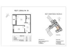 Mieszkanie Nr 39 - Piętro III - 48,72m2