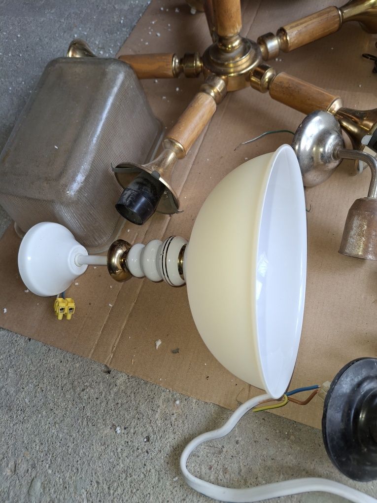 Lampy i klosze vintage SUPER CENA!