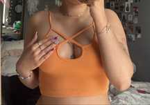 Neonowy crop top