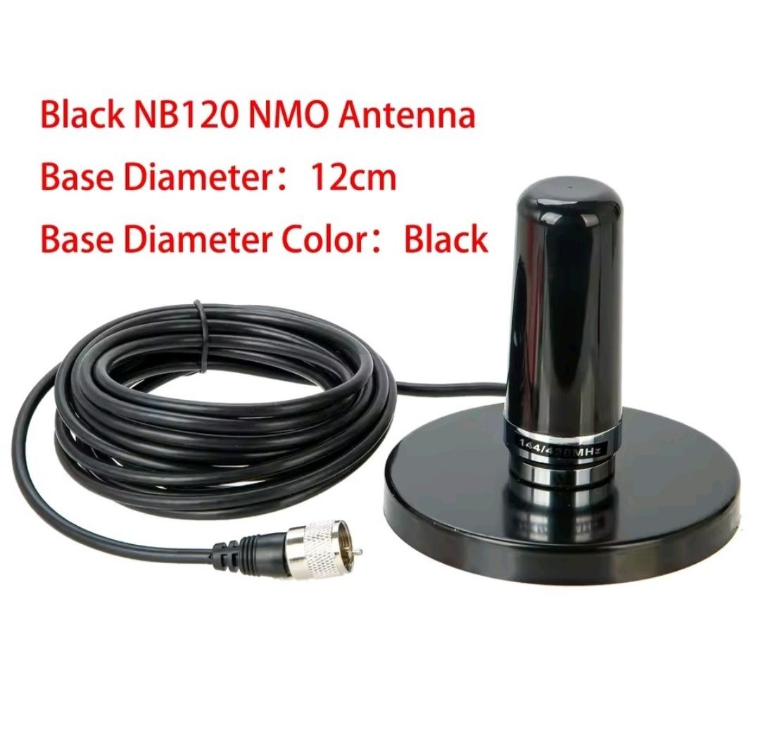 Антена, на магнітній основі, Авто, радіостанцій  UHF VHF 12cm міцна+