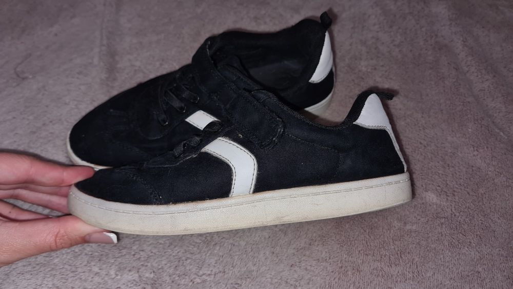 Дитячі кеди H&M чорні еко-замша 32р