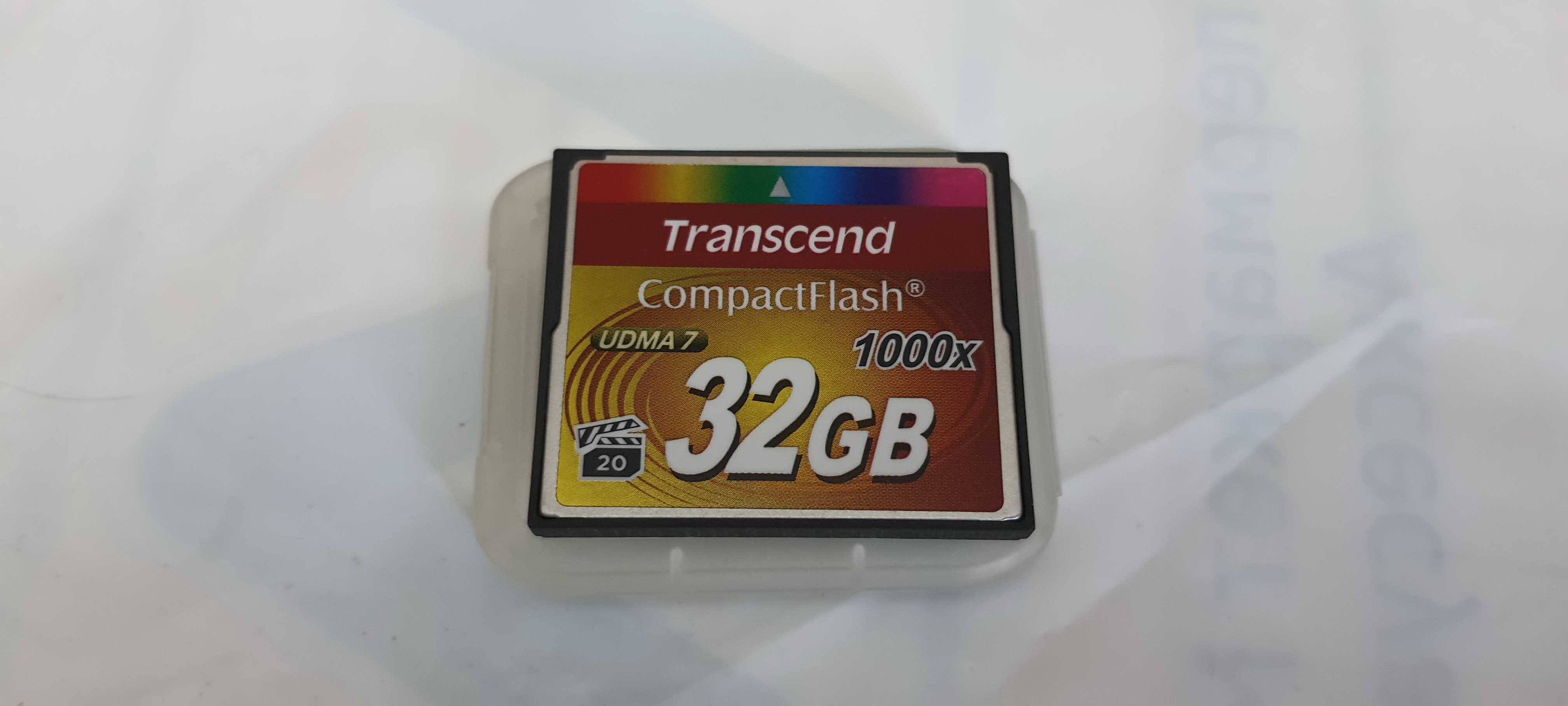 Transcend  Compact-Flash UDMA 7 1000X 32GB