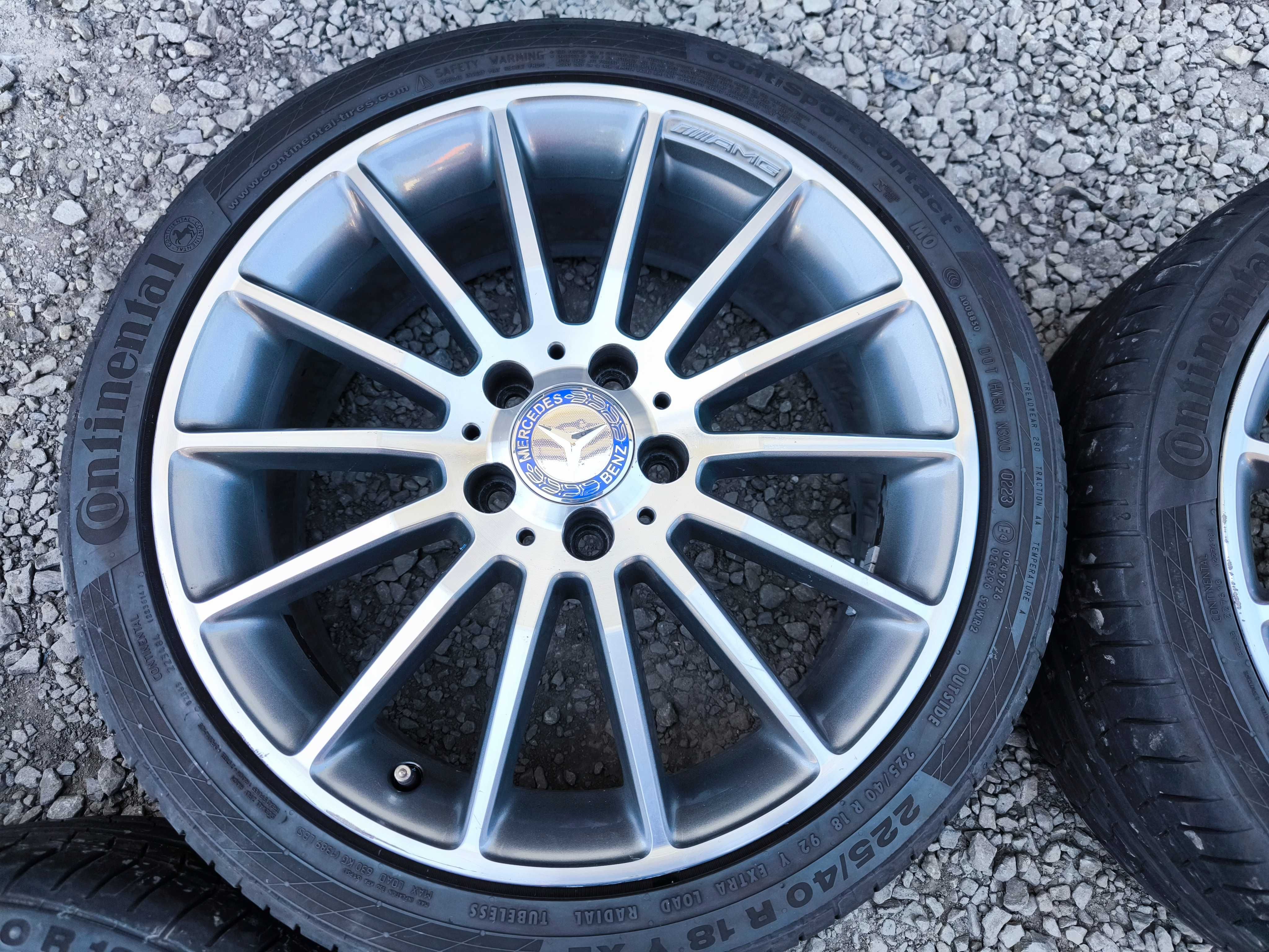 Koła Mercedes AMG A B C E Klasa CLA 18 cali 5x112 ET52 Opony 225/40