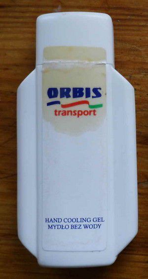 Pojemnik na mydło z firmy ORBIS. Lata PRL-u.