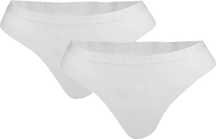 Stringi Damskie Sportowe 4F Majtki Figi BIAŁE 2-PACK r.XS WYSYŁKA24H