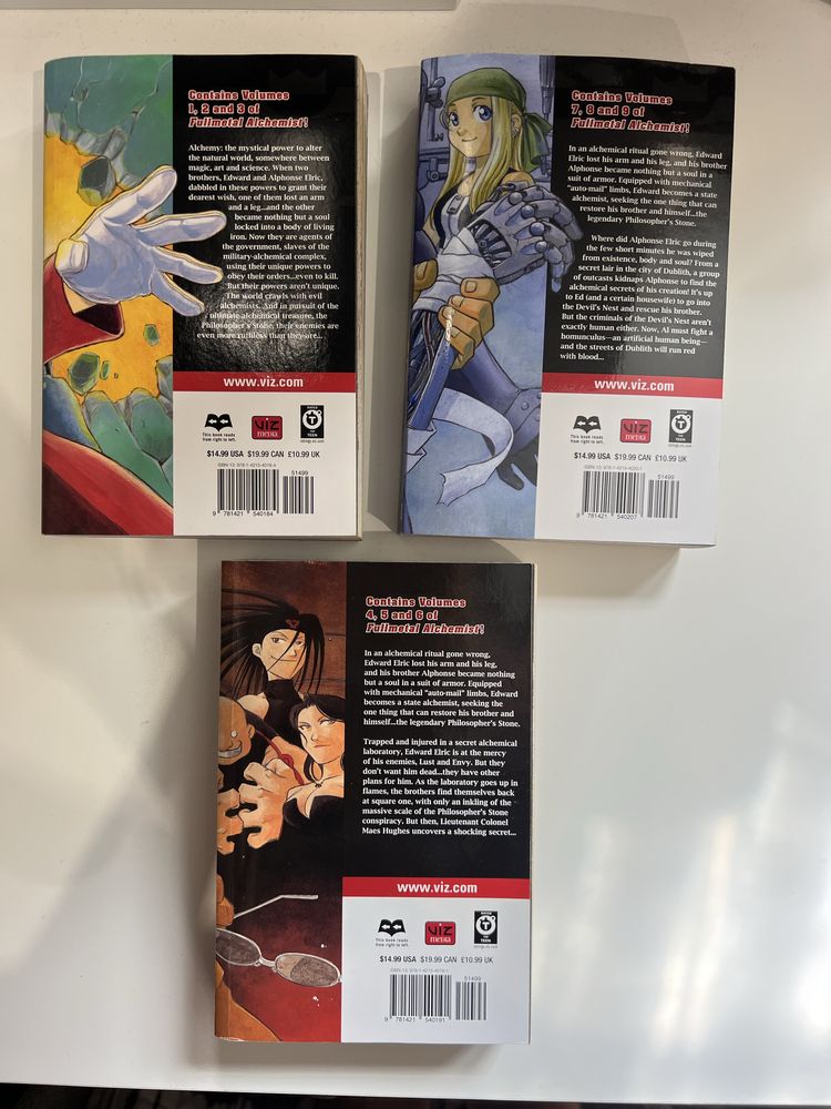 Fullmetal Alchemist 3-in-1, Vol. 1-9