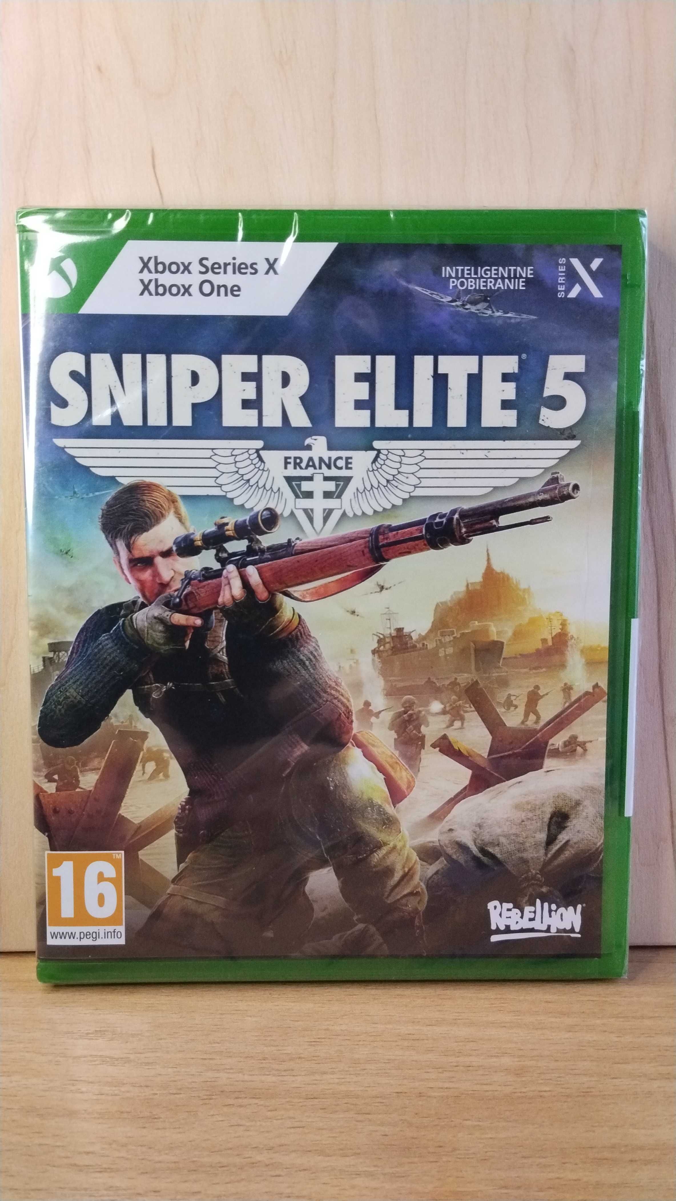 Sniper Elite 5 - Xbox Series X/Xbox One - Nowa w folii + GRATIS GRA.